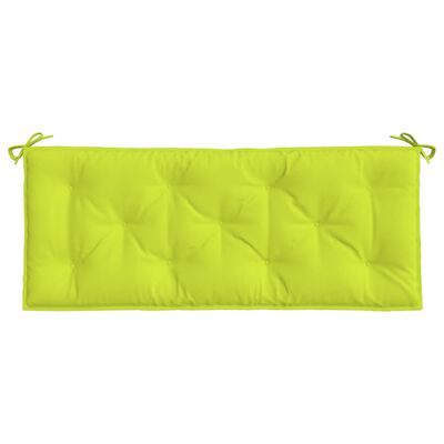 vidaXL Garden Bench Cushions 2 pcs Bright Green 120x50x7cm Oxford Fabric