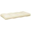 vidaXL Pallet Cushions 5 pcs Cream Fabric