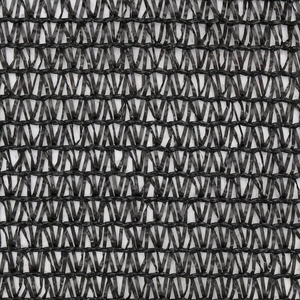 vidaXL Privacy Net HDPE 1.5x25 m Black