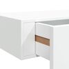 vidaXL Wall-mounted Drawer Shelves 2 pcs White 60x23.5x10cm MDF