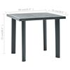 vidaXL Garden Table Green 80x75x72 cm Plastic