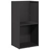vidaXL Firewood Rack Black 40x30x80 cm Cold-rolled steel