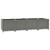 vidaXL Raised Bed Light Grey 160x40x38 cm Polypropylene