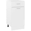 vidaXL Drawer Bottom Cabinet "Lyon" White 40x46x81,5 cm Engineered Wood