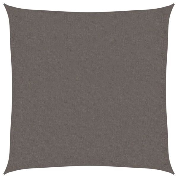 vidaXL Sunshade Sail HDPE Square 2x2 m Anthracite