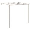 vidaXL Garden Pergola Antique Brown 4x3x2.5 m Iron