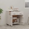 vidaXL Sideboard HAMAR White 79x40x80 cm Solid Wood Pine