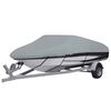 vidaXL Boat Cover Grey 440x180x40 cm
