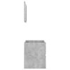 vidaXL 2 Piece Bathroom Furniture Set Concrete Grey Engineered Wood