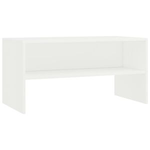 vidaXL TV Cabinet | White | Engineered wood | Compact | TV Cabinet | Rectangular