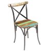 vidaXL Dining Chairs 4 pcs Solid Reclaimed Wood