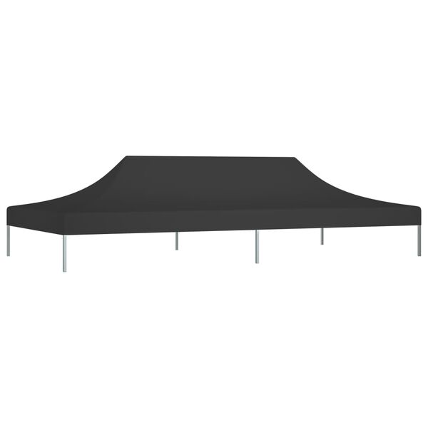 vidaXL Party Tent Roof 6x3 m Black 270 g/m²