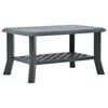 vidaXL Coffee Table Green 90x60x46 cm Plastic
