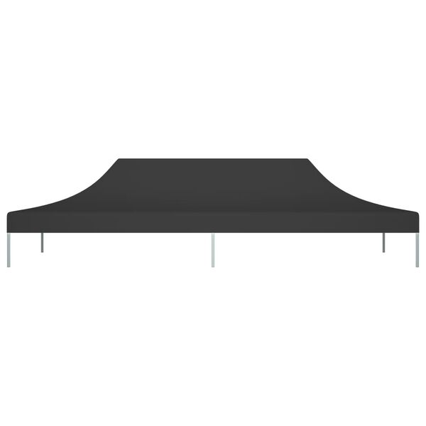 vidaXL Party Tent Roof 6x3 m Black 270 g/m²