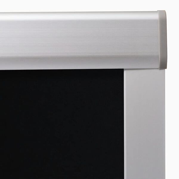 vidaXL Blackout Roller Blind Black SK06