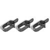 vidaXL Wire Tensioner for Chain-Link Fence 3 pcs 100 mm Grey