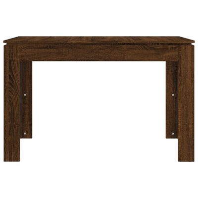 vidaXL Dining Table Brown Oak 120x60x76 cm Engineered Wood