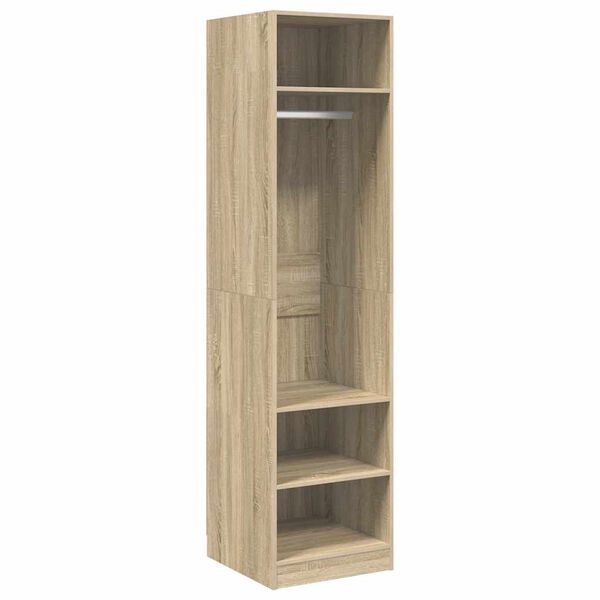vidaXL Wardrobe Sonoma Oak 50x50x200 cm Engineered Wood
