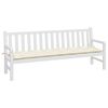 vidaXL Garden Bench Cushion Cream White 200x50x7 cm Oxford Fabric