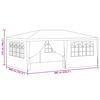vidaXL Professional Party Tent with Side Walls 4x6 m Green 90 g/m?