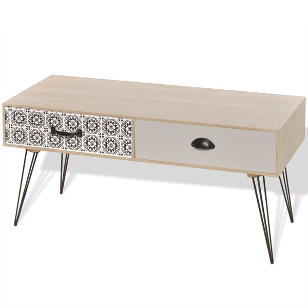 vidaXL TV Side Table 100x40x35 cm Brown