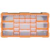 vidaXL Multi-drawer Organiser with 22 Drawers 49x16x25.5 cm