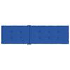 vidaXL Deck Chair Cushion Royal Blue (75+105)x50x4 cm