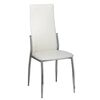 vidaXL Dining Chairs 4 pcs White Faux Leather