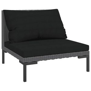 vidaXL Garden Sofa | Dark grey