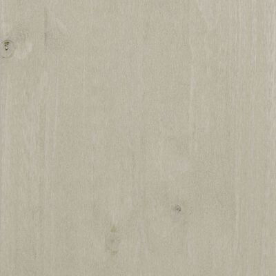 vidaXL Shoe Cabinet HAMAR White 85x40x108 cm Solid Wood Pine