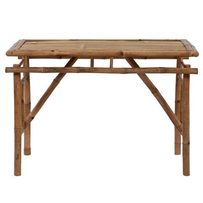 vidaXL Folding Garden Table 115x50x75 cm Bamboo