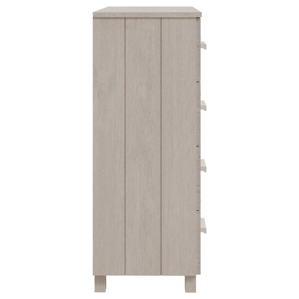 vidaXL Sideboard HAMAR White 79x40x103.5 cm Solid Wood Pine