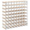 vidaXL Wine Rack for 72 Bottles Solid Pinewood