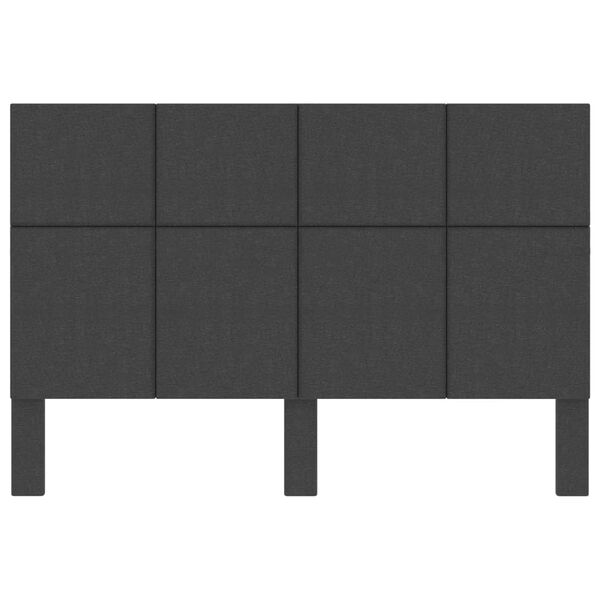 vidaXL Headboard Dark Grey Fabric 180x200 cm