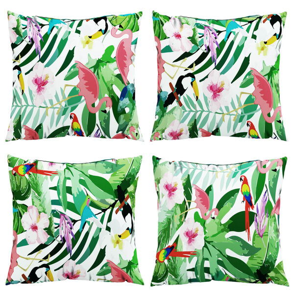 vidaXL Throw Pillows 4 pcs Multicolour 40x40 cm Fabric