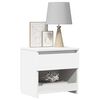 vidaXL Bedside Cabinets 2 pcs White 40x30x39 cm Engineered Wood