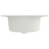 vidaXL Kitchen Sink White 48 x 48 x 20.5 cm Granite