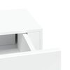 vidaXL Wall-mounted Drawer Shelves 2 pcs White 40x23.5x10 cm MDF