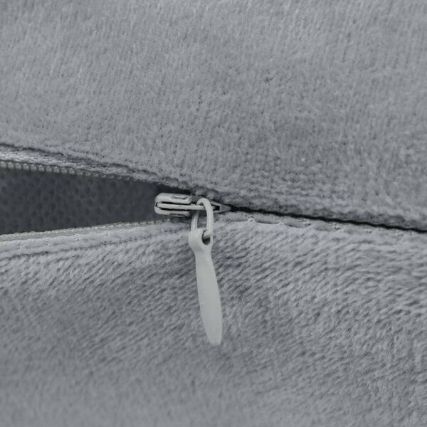 vidaXL Cushion Set 2 pcs Fabric 45x45 cm Grey