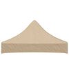 vidaXL Party Tent Roof 2x2 m Beige 270 g/m²