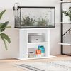 vidaXL Aquarium Stand White 80x35x60 cm Engineered Wood