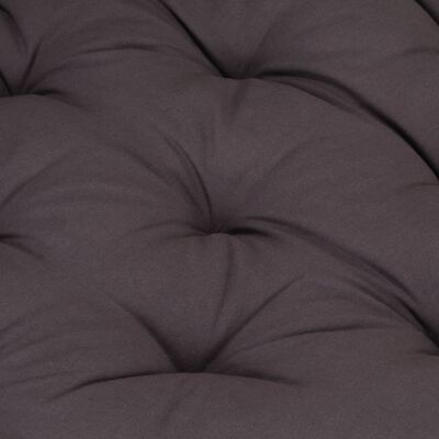 vidaXL Pallet Floor Cushion Cotton 120x80x10 cm Anthracite