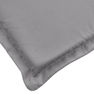 vidaXL Sun Lounger Cushion Grey 186x58x3cm Oxford Fabric