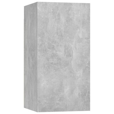 vidaXL TV Cabinets 4 pcs Concrete Grey 30.5x30x60 cm Engineered Wood