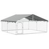 vidaXL Outdoor Dog Kennel with Roof 300x300x150 cm