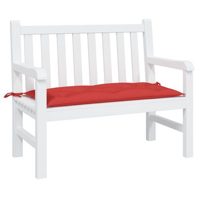 vidaXL Garden Bench Cushion Red 100x50x7 cm Oxford Fabric