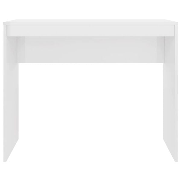 vidaXL Desk High Gloss White 90x40x72 cm Engineered Wood