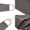 vidaXL Sunshade Sail HDPE 2x3.5 m Anthracite