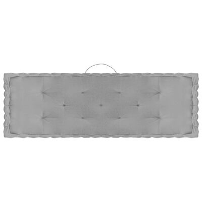 vidaXL Pallet Floor Cushions 4 pcs Grey Cotton
