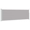vidaXL Patio Retractable Side Awning 100x314 cm Grey